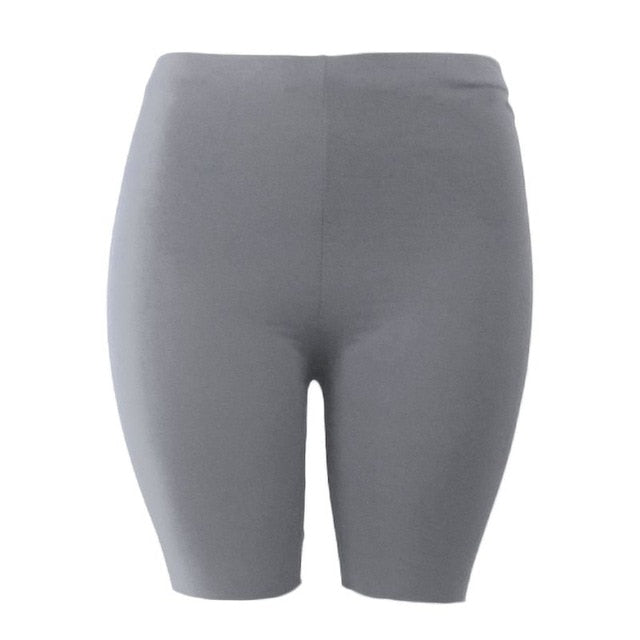 Half High Waist Quick Dry Skinny Bike Short Leggings