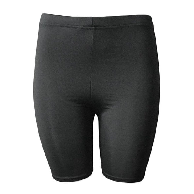 Half High Waist Quick Dry Skinny Bike Short Leggings