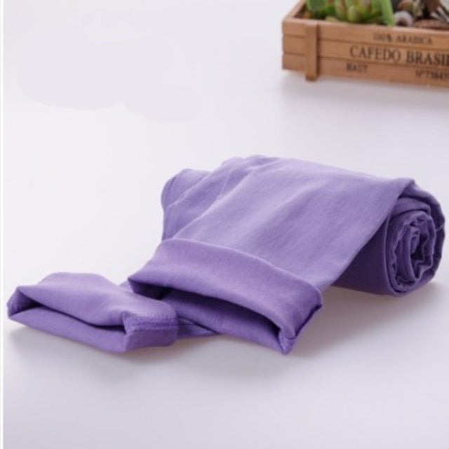 Elastic Pencil Trousers Child Solid Leggings