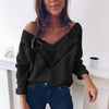 Image of Sexy Low Cut Lace Patchwork White Long Sleve Women Blouse Sexy and Blouse Fall Women