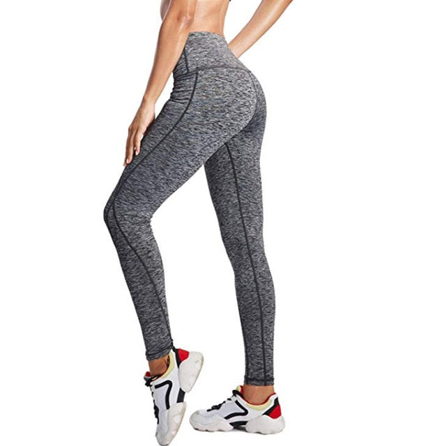 high waist sports legging with pocket for women