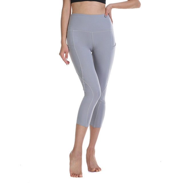 high waist sports legging with pocket for women