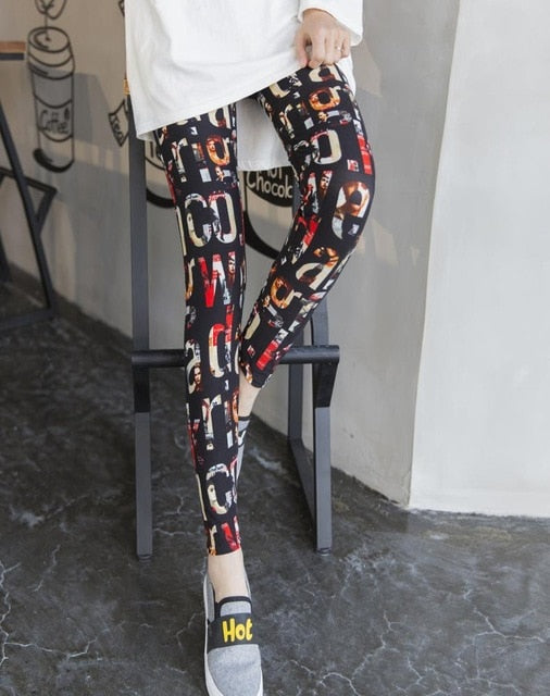 Camouflage Printing Elasticity Leggings