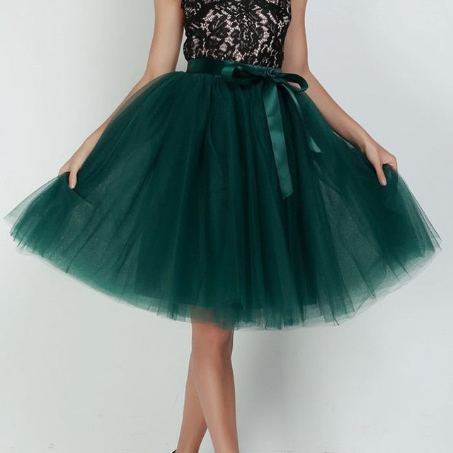 6Layers 65cm Fashion Tulle Skirt