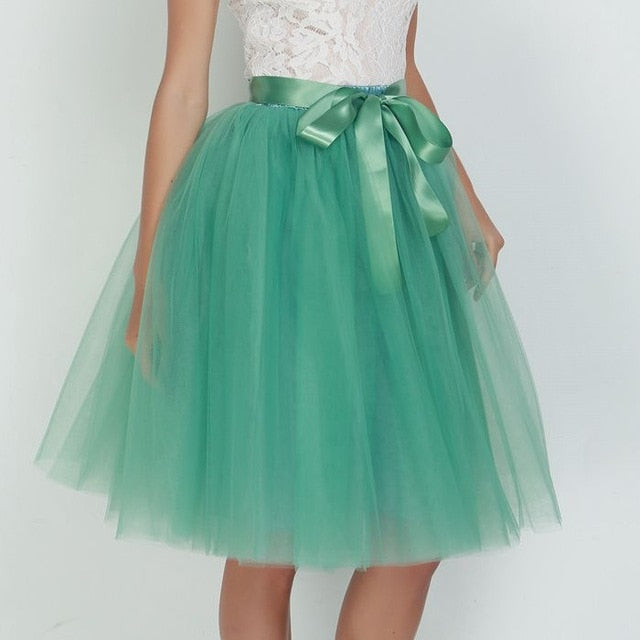 6Layers 65cm Fashion Tulle Skirt
