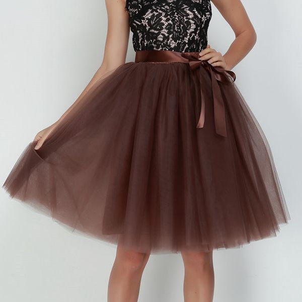 6Layers 65cm Fashion Tulle Skirt
