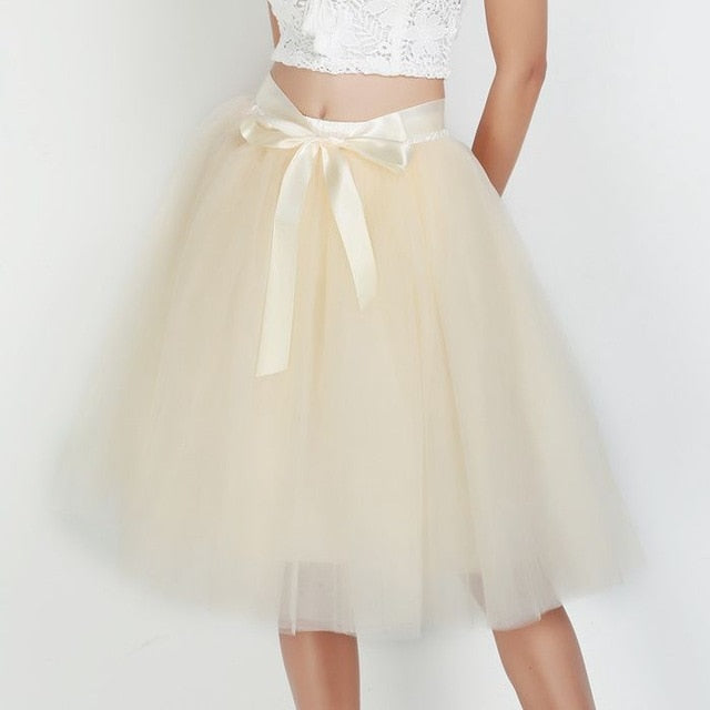 6Layers 65cm Fashion Tulle Skirt
