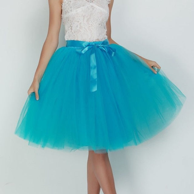 6Layers 65cm Fashion Tulle Skirt