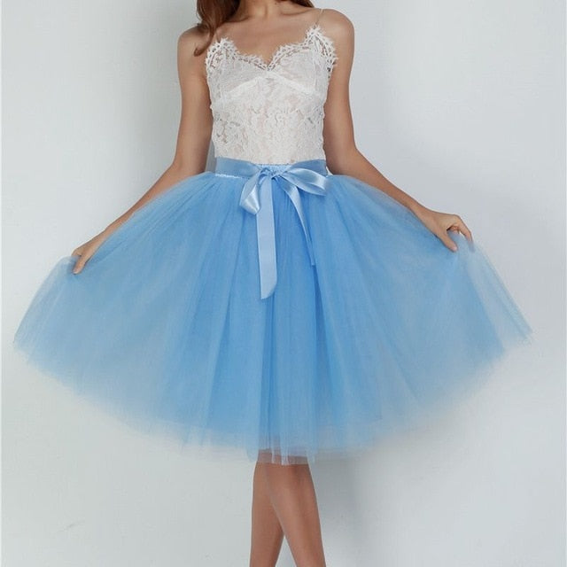 6Layers 65cm Fashion Tulle Skirt