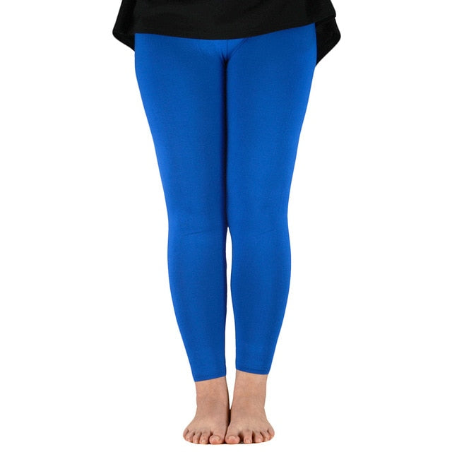 High Stretchy Leggings Pants Basic Workout Leggings