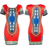 Image of African Dress Women Boho Floral Sleeveless Dashiki