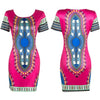 Image of African Dress Women Boho Floral Sleeveless Dashiki