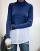 Image of Autumn & Winter Long Sleeve Black Knit Sweater