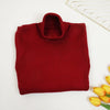 Image of Autumn & Winter Women Knitted Dress Turtleneck Sweater Dresses