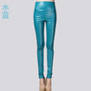 Image of Thin Velvet PU Leather Pants