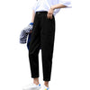 Image of New Women's Korean slim Harem pants Plus Size Nine pants