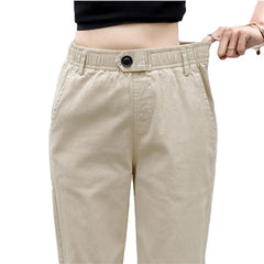 New Women's Korean slim Harem pants Plus Size Nine pants