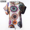 Image of Summer Short Sleeve Women Chiffon Blouse