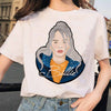 Image of Billie Eilish t shirt ulzzang women female hip hop femme clothes tshirt funny harajuku summer Casual ulzzang t-shirt streetwear