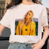 Image of Billie Eilish t shirt ulzzang women female hip hop femme clothes tshirt funny harajuku summer Casual ulzzang t-shirt streetwear