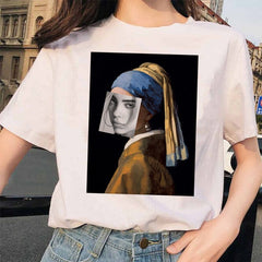 Billie Eilish t shirt ulzzang women female hip hop femme clothes tshirt funny harajuku summer Casual ulzzang t-shirt streetwear