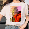 Image of Billie Eilish t shirt ulzzang women female hip hop femme clothes tshirt funny harajuku summer Casual ulzzang t-shirt streetwear