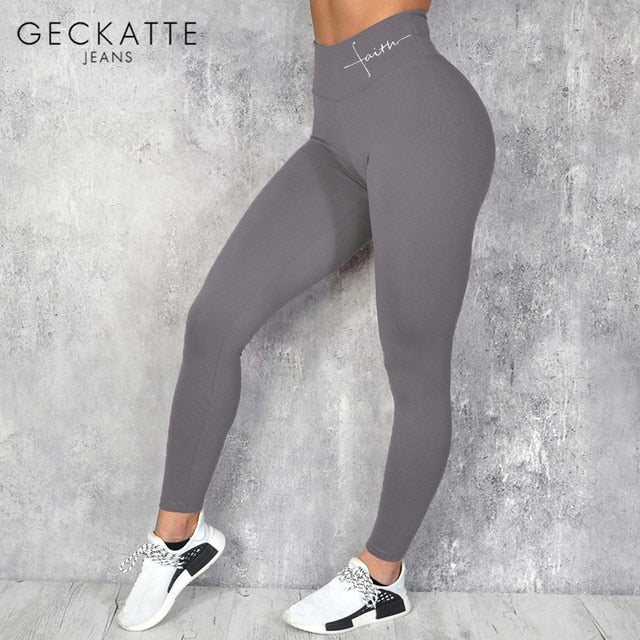 Black Sport Leggings for Fitness Women Push Up