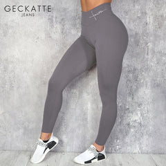 Black Sport Leggings for Fitness Women Push Up