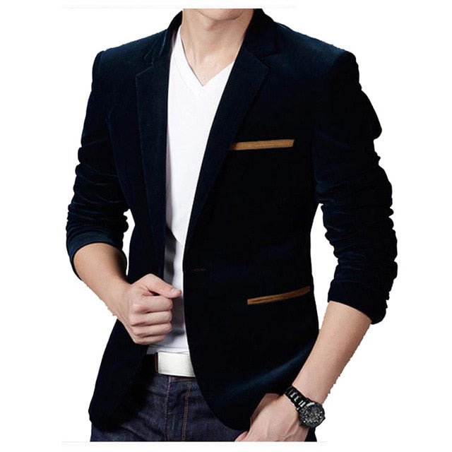Casual Suit Jacket Men Blazer Masculino Clothing Vetement Homme