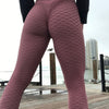 Image of Black Leggings Women Polyester Ankle-Length Standard Fold Pants