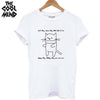 Image of 100% cotton cat print women T shirt casual short sleeve