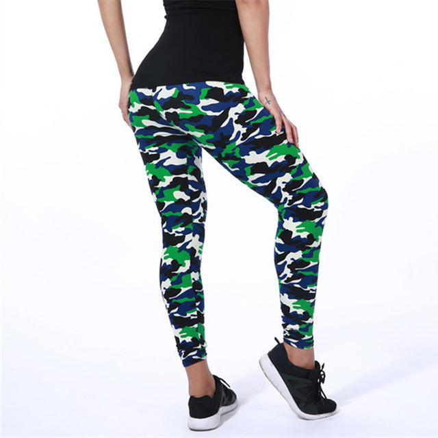 Graffiti Leggings Floral Patterned Print Leggings