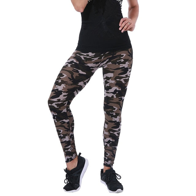 Graffiti Leggings Floral Patterned Print Leggings
