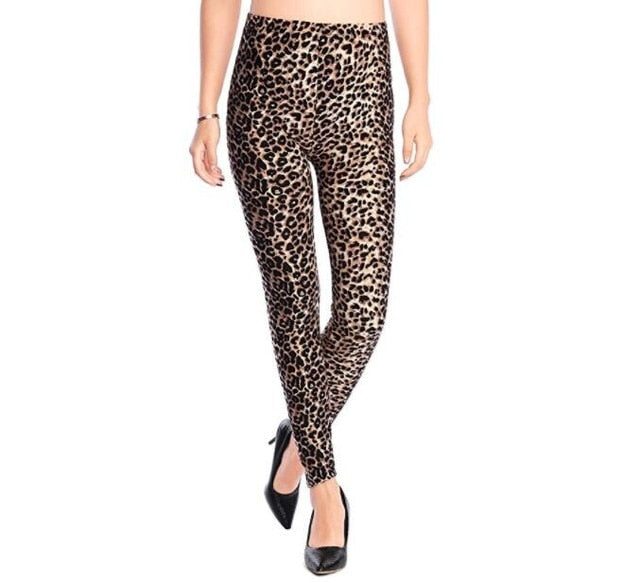 Graffiti Leggings Floral Patterned Print Leggings