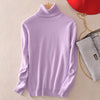 Image of Cashmere Sweater Women Turtleneck Women's Plus Size Knitted Turtleneck Winter Cashmere Sweater For Women Warm Sweaters Female