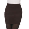 Image of Cheapest Free Shipping New Fashion 2019 Summer Women Skirt High Waist Candy Color Plus Size Elastic Pleated Sexy Short Skirt