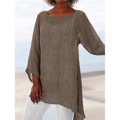 O-Neck Long Sleeve for Women's and Blouses