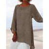 Image of O-Neck Long Sleeve for Women's and Blouses