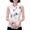 Image of EFINNY Summer Women Tops Casual Sleeveless V-Neck Fashion