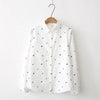 Image of EYM Brand Printed Shirts Women for Spring New Women Long Sleeve Blouse