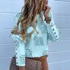 Image of Elegant New Puff shoulder blouse shirts Office Lady