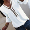 Image of Women Ladies Long Sleeve Loose Blouse