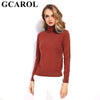 Image of GCAROL  Women 30% Wool Turtleneck Sweater Fall Winter Jumper Render Knit Basic Pullover Solid Color OL Lady Knitted Tops