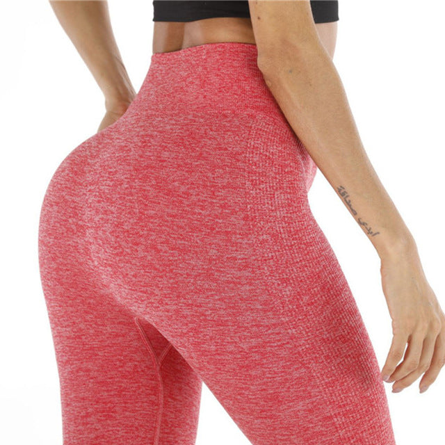 Grey Seamless Sport Leggings Women for Fitness Workout Pants