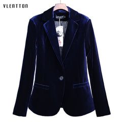 High Quality New Velvet Women Blazer