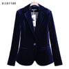 Image of High Quality New Velvet Women Blazer