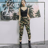 Image of High waist pants camouflage loose joggers for women