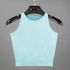 Hot 2019 New Women Sexy Cotton Crop Top Crop Bustier Multicolor Sleeveless Cropped Blusas Vest Tank Top Camisole