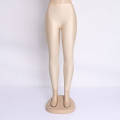 Hot Selling Women Solid Color Fluorescent Shiny Pant Leggings
