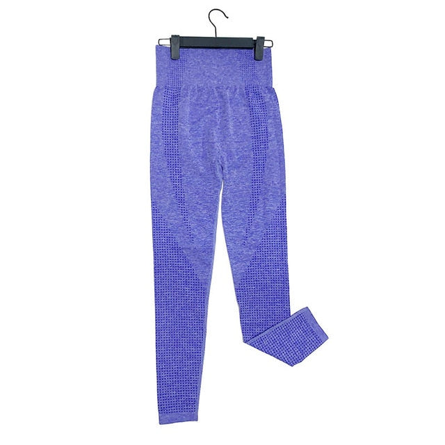 High Waist Seamless Leggings For Women Solid Push Up Leggings
